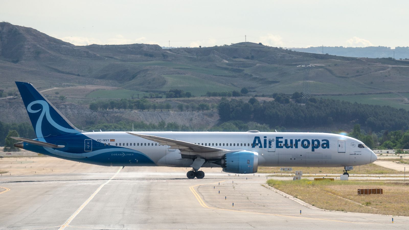 Un avión de Air Europa en Barajas