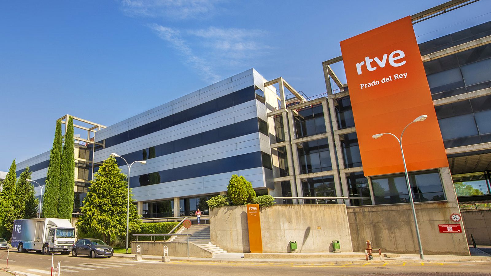 Edificio Prado del Rey en la sede de RTVE de Madrid