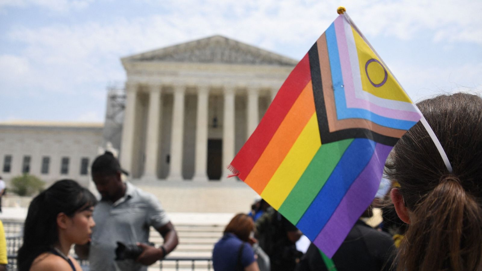 Protestas LGTBI ante la Corte Suprema de Estados Unidos