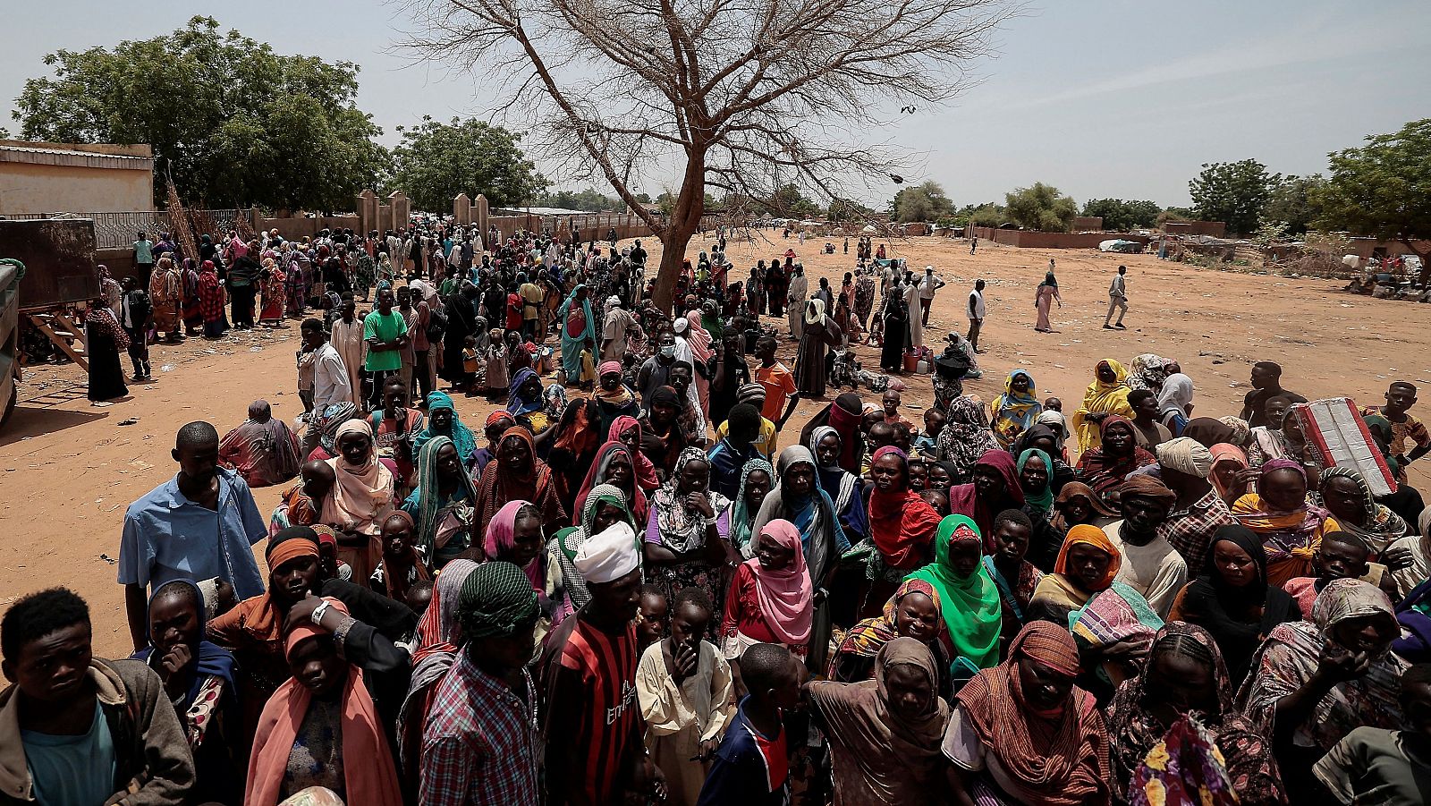 Refugiados sudaneses en el Chad