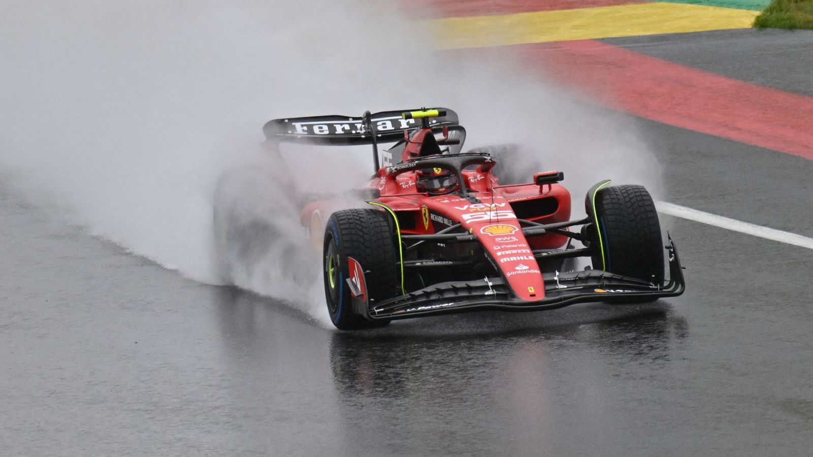 GP de Bélgica: Carlos Sainz, en los entrenamientos libres.