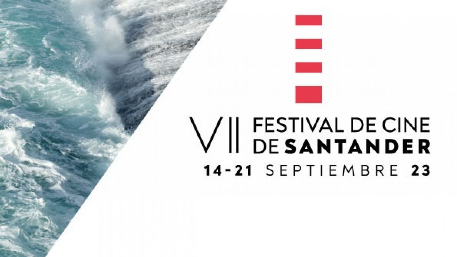 Detalle del cartel del Festival de Cine de Santander