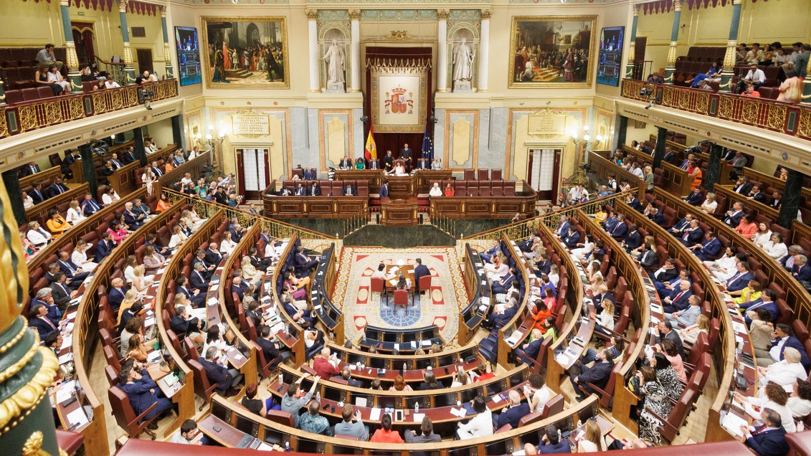 Sesión Constitutiva de la XV Legislatura en el Congreso de los Diputados