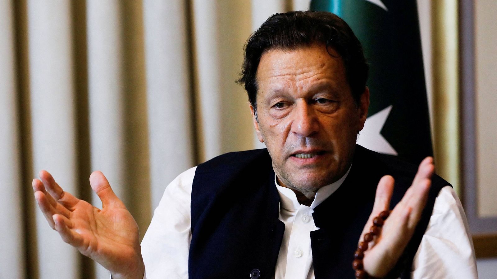 Imran Khan. ex primer ministro y líder opositor
