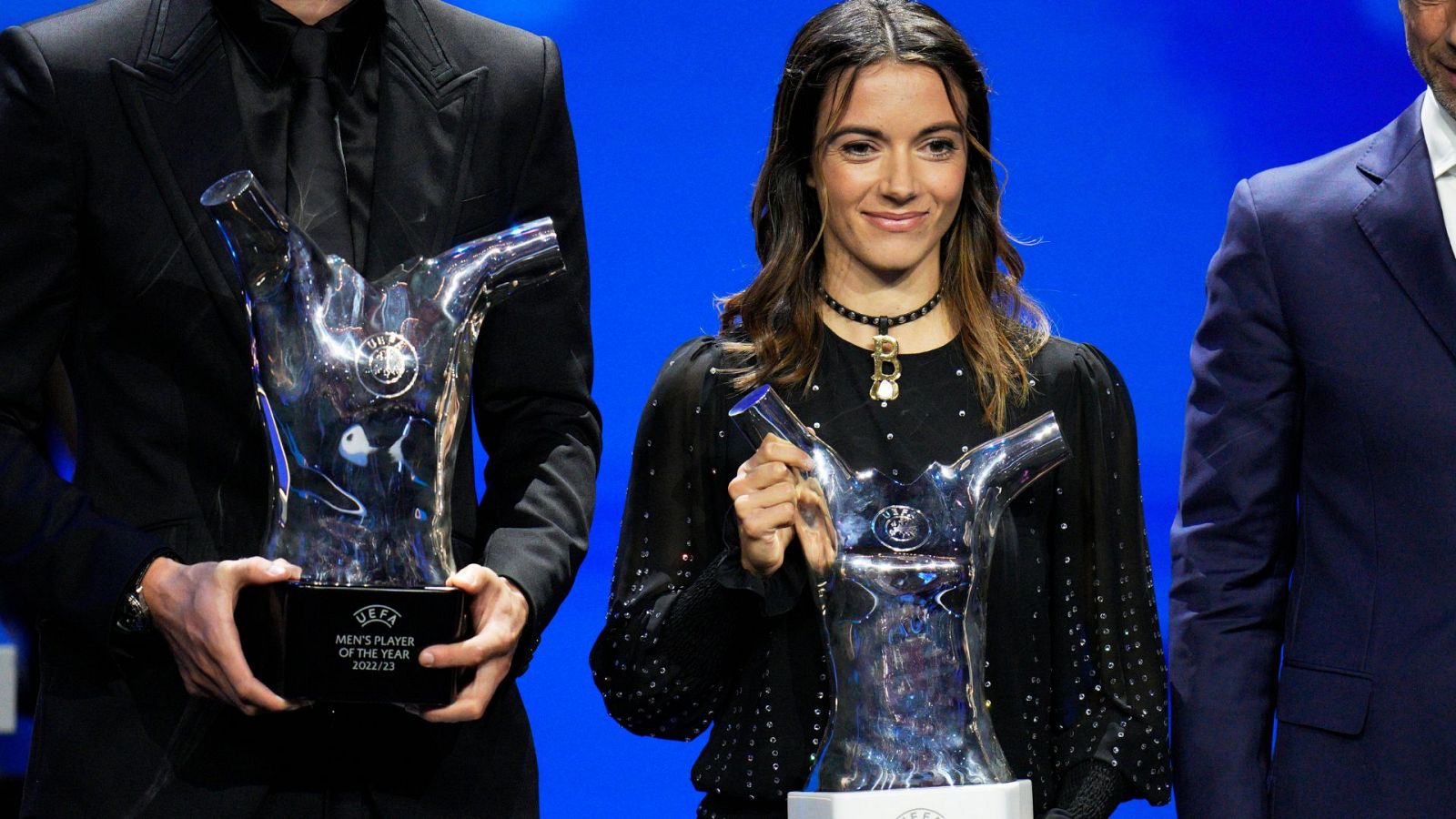 Aitana Bonmatí y Pep Guardiola triunfan en los premios de la UEFA