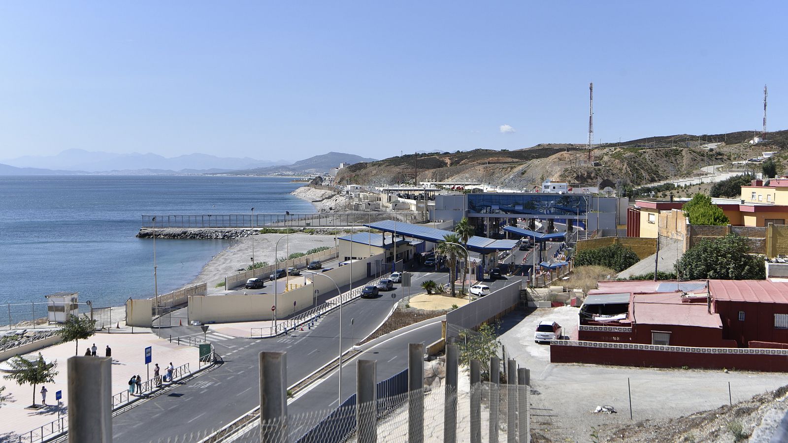 Frontera de Marruecos en Ceuta