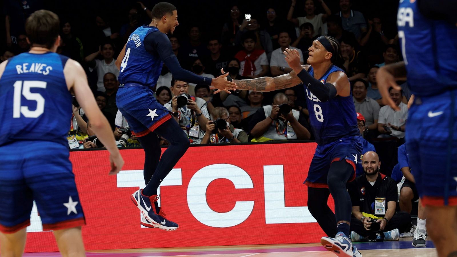 Copa Mundial FIBA: Estados Unidos celebra su pase a semifinales