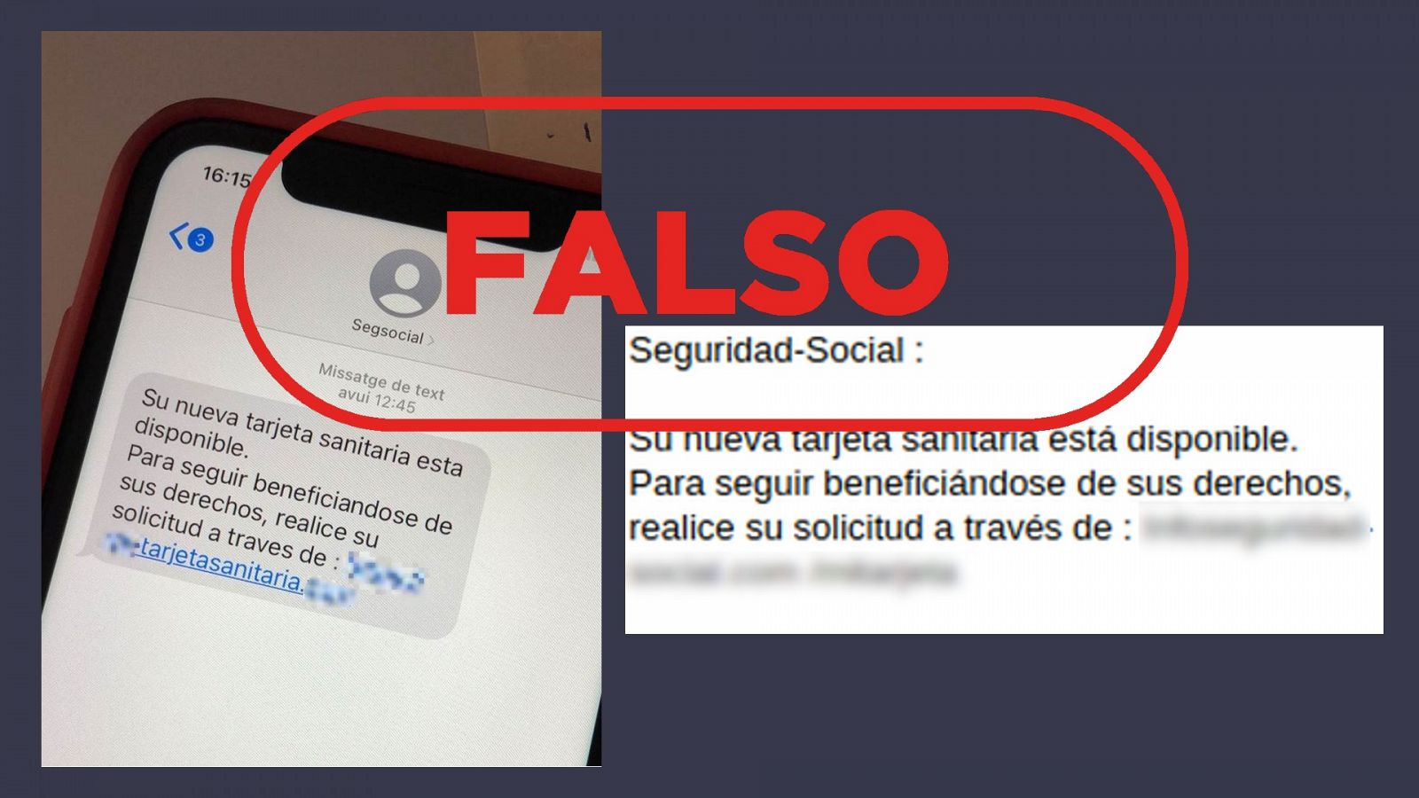 Estafa a través de SMS que suplanta a la Seguridad Social.