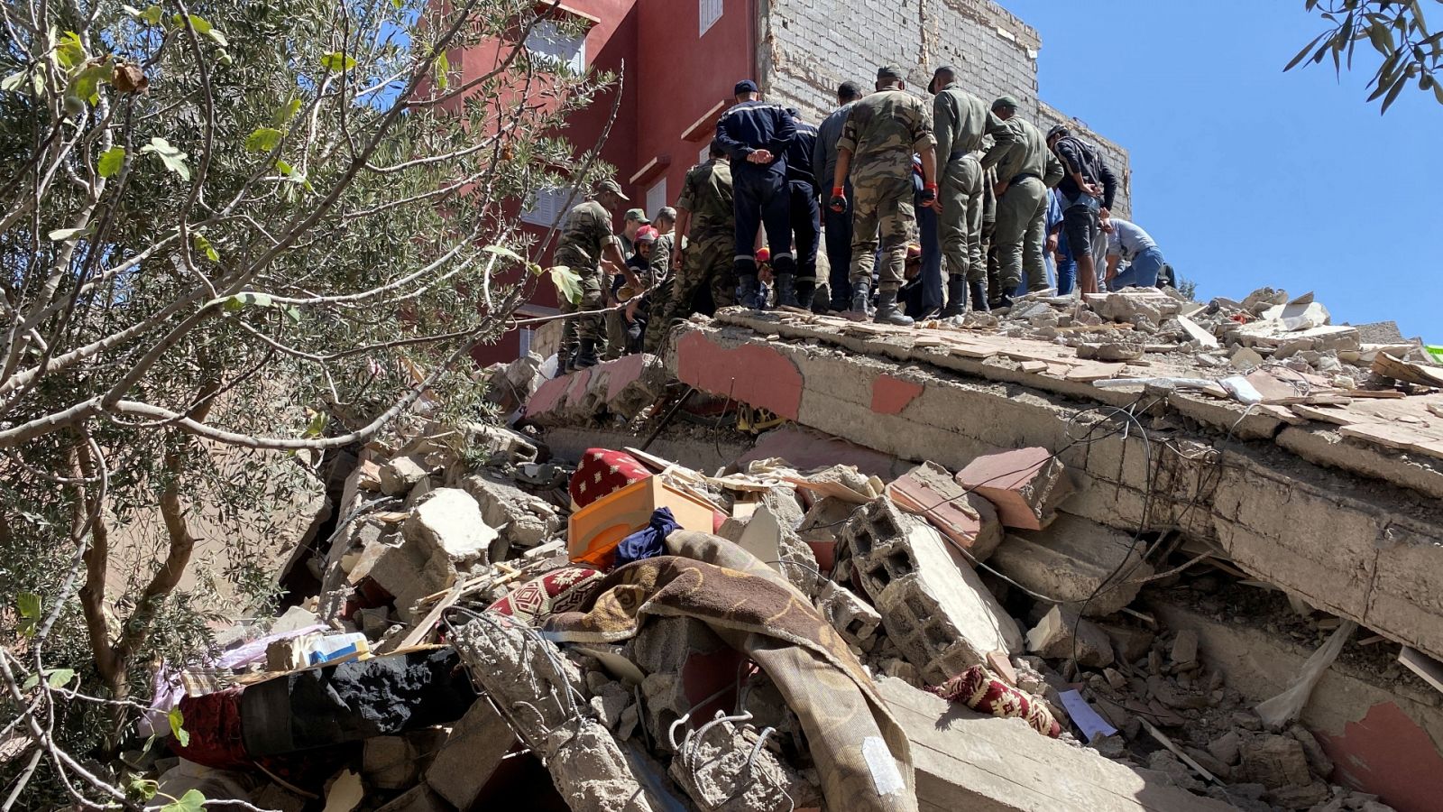 Daños por el terremoto de Marruecos en la ciudad de Amizmiz