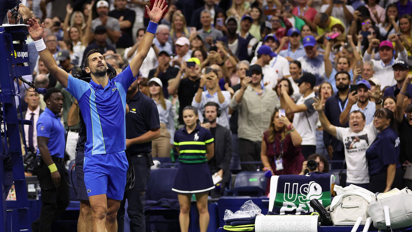 Novak Djokovic, tras ganar el US Open.