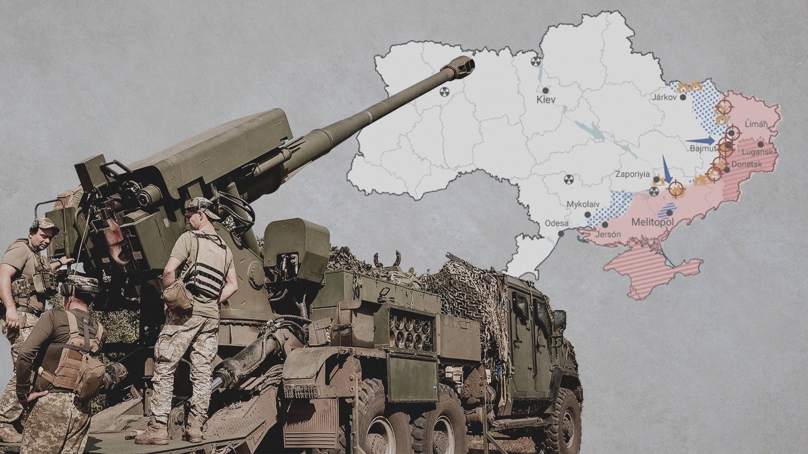 El mapa de la guerra: Rusia ataca con 43 misiles y Ucrania bombardea Crimea  y otras tres regiones rusas - RTVE.es