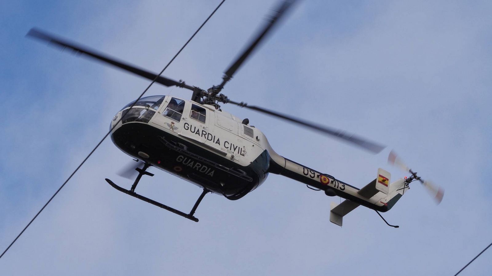 Un helicóptero de la Guardia Civil, en una imagen de archivo