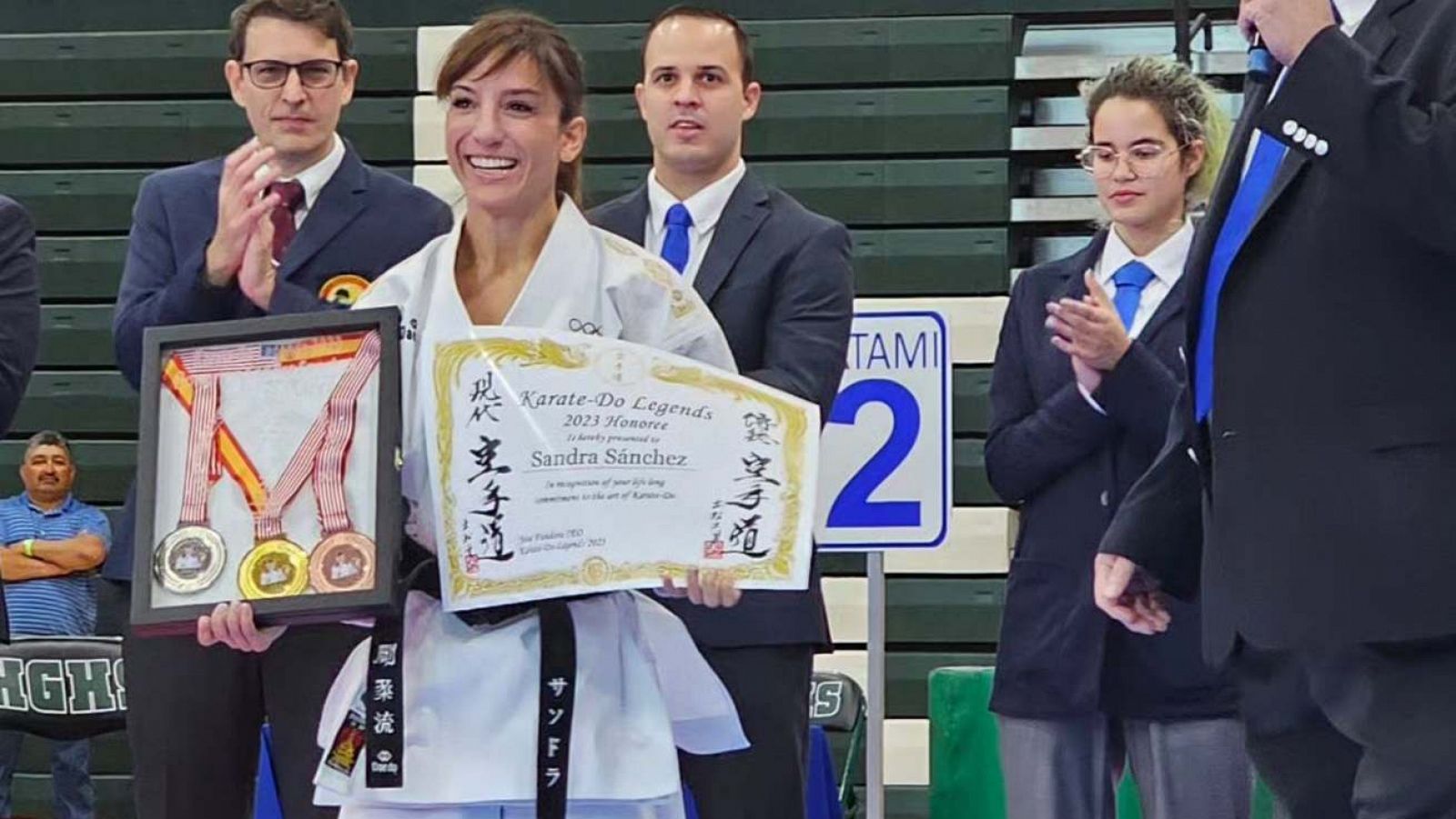 Sandra Sánchez recibe el reconocimiento 'Karate Do-Legends'