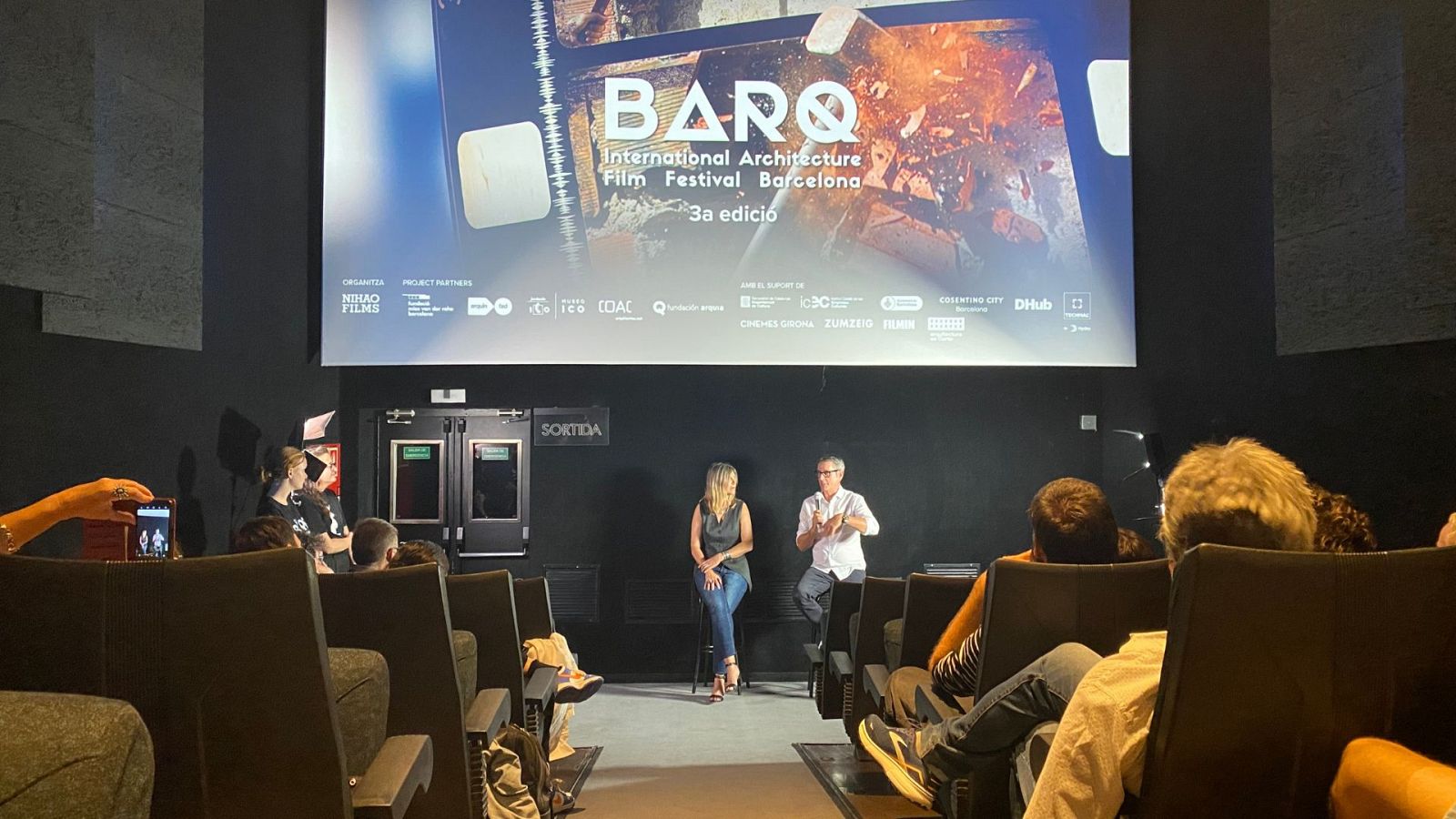 'Ricardo Bofill: la hoja en blanco' s'ha presentat en els Cinemes Girona en el marc del BARQ Festival