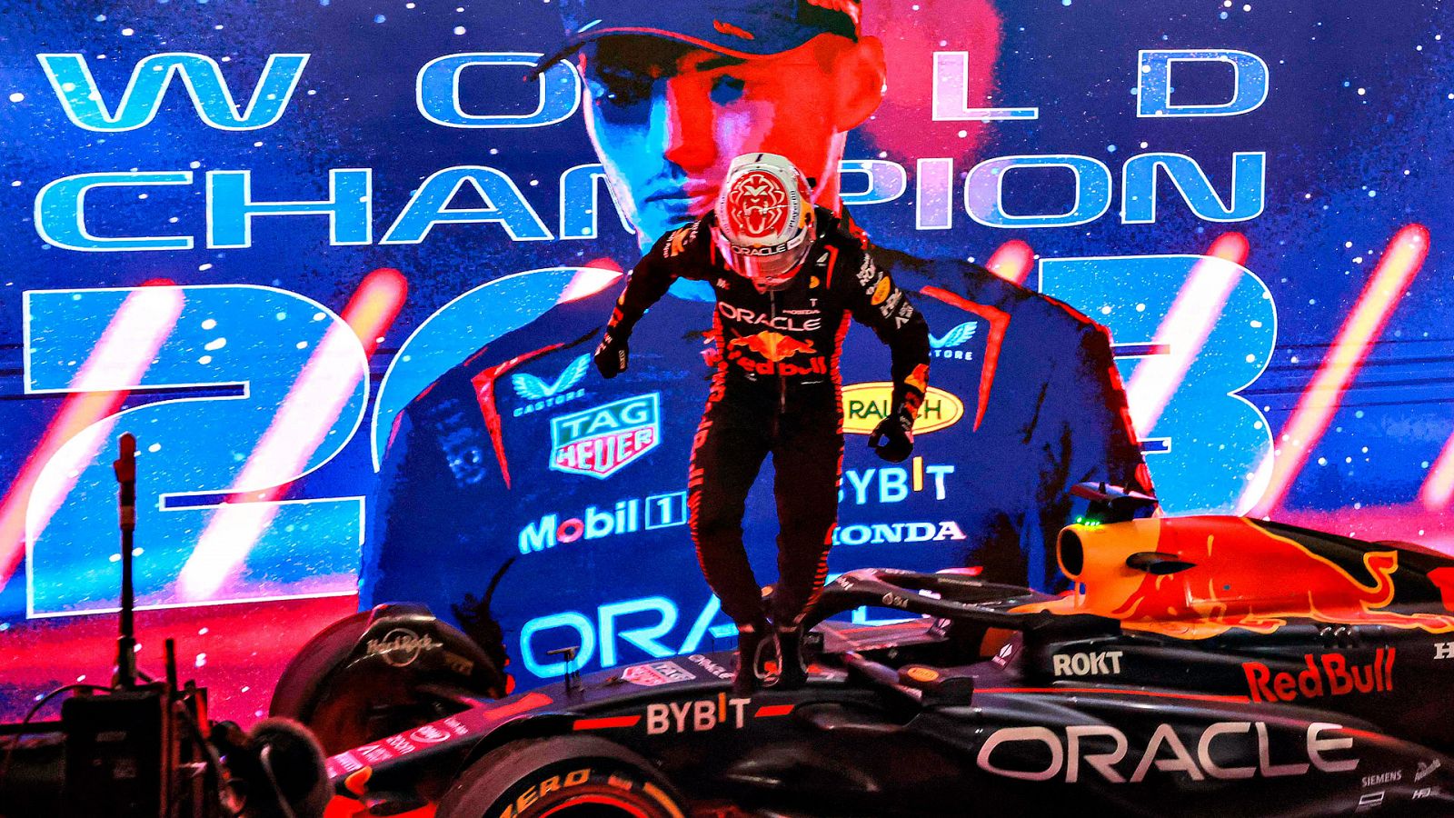 Max Verstappen, campeón del mundo por tercer año consecutivo tras la prueba al sprint del GP de Catar de F1