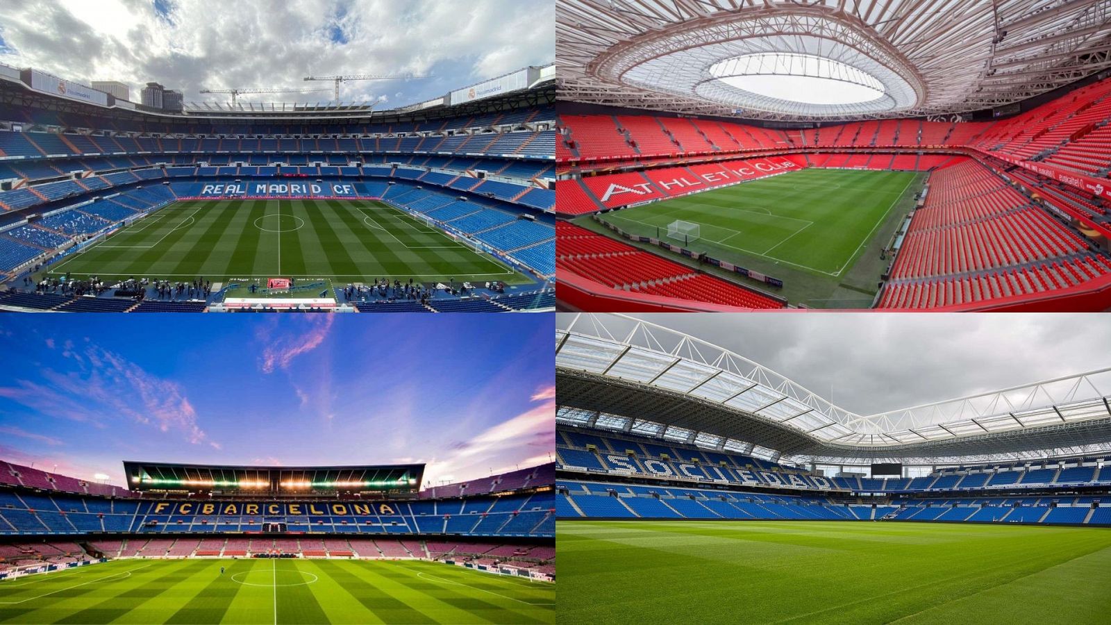 El Bernabéu, San Mamés, Reale Arena y Camp Nou pueden ser cuatro de las sedes en España