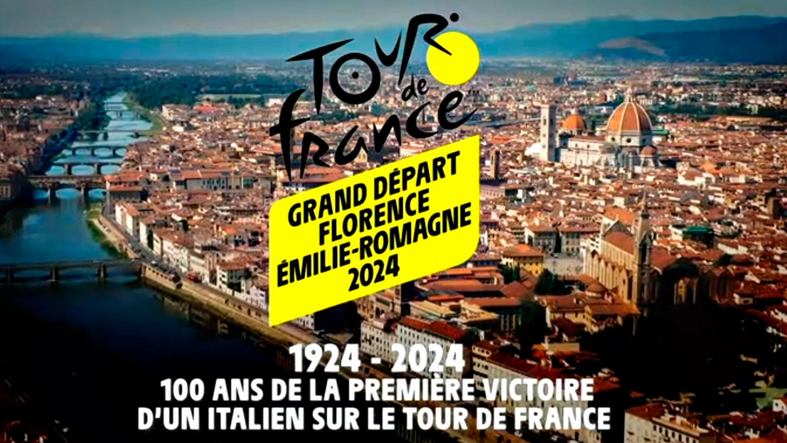 Imagen de la gran salida del Tour de Francia 2024.