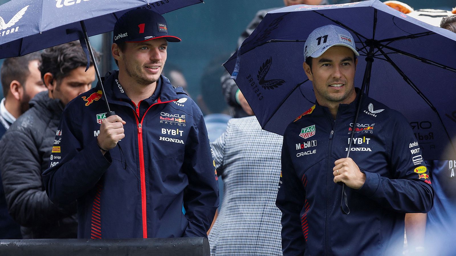GP de México: Max Verstappen y Sergio Pérez