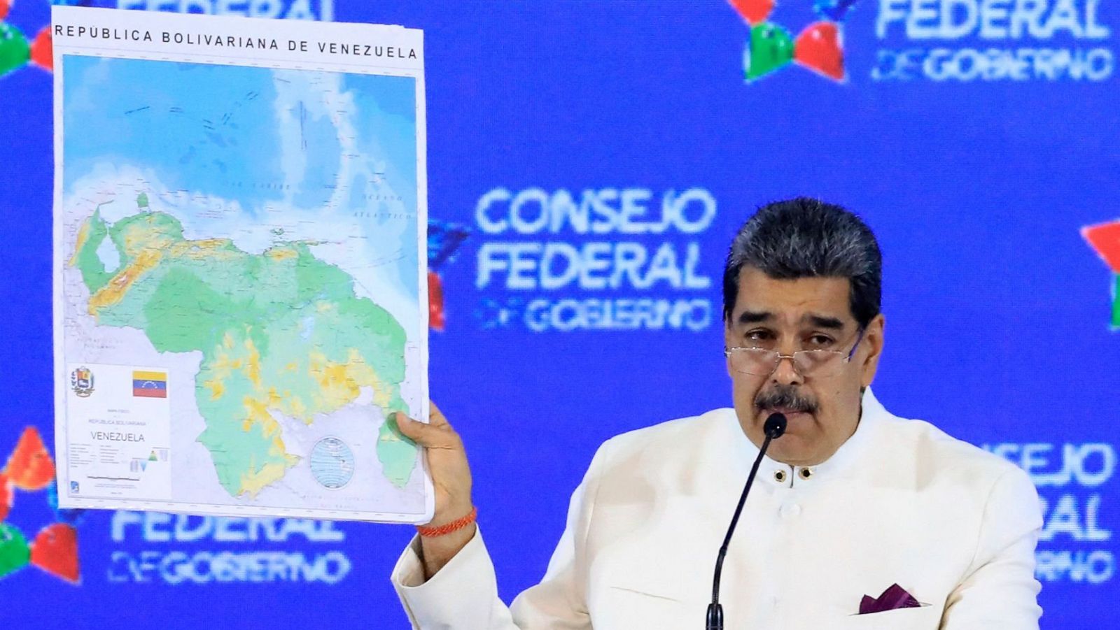 presidente de Venezuela, Nicolás Maduro, anuncia la anexión de Esequibo