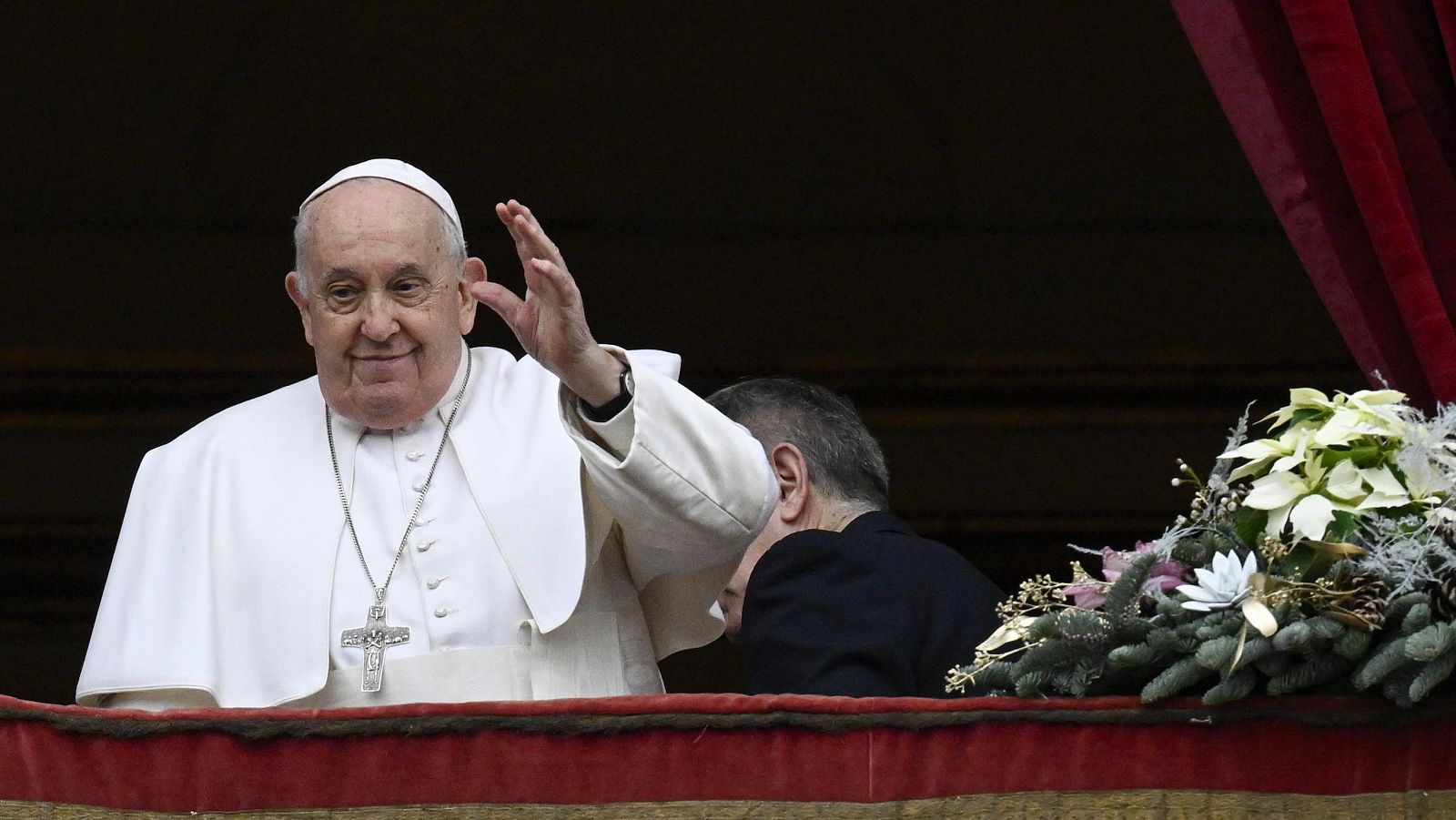 El papa Francisco este lunes en la Basílica de San Pedro