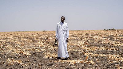 Hassan Brahim, uno de los trabajadores de sensibilización en la campaña de vacunación contra el sarampión en Chad