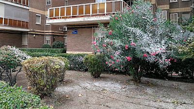 Calle Sevilla de Fuenlabrada con un decorado navide�o Calle Sevilla de Fuenlabrada con un decorado navide�o