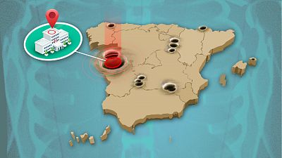 La cuarta parte de los hospitales públicos de España se concentran en Madrid y Cataluña.