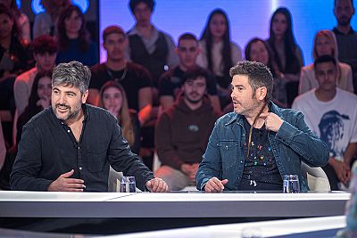 David y José Muñoz, los Estopa, en 'Días de tele'