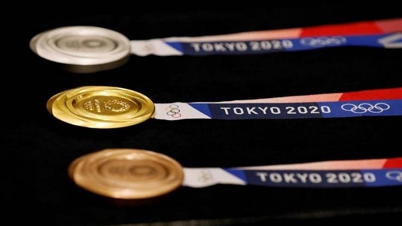 Imagen de medallas de los Juegos Olmpicos de Tokyo 2020