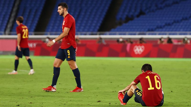 Pedri ante Brasil en Tokyo 2020 Pedri ante Brasil en Tokyo 2020