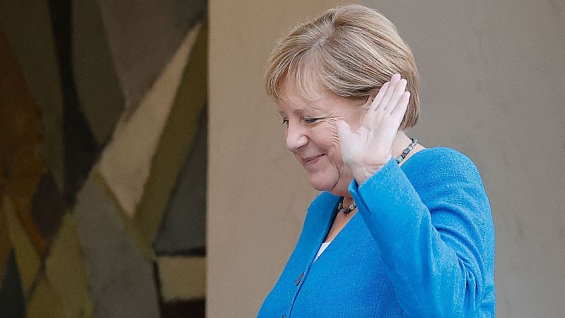 La canciller alemana, Angela Merkel, en un acto reciente