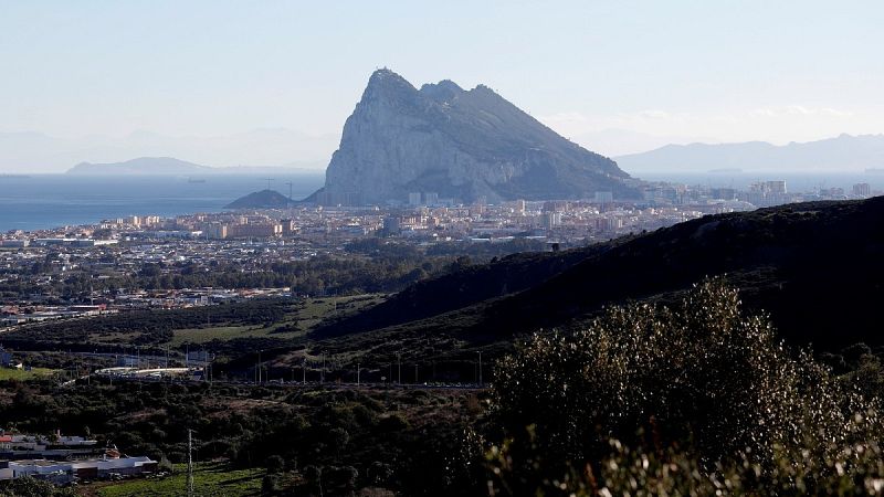 Imagen del peñón de Gibraltar Imagen del peñón de Gibraltar