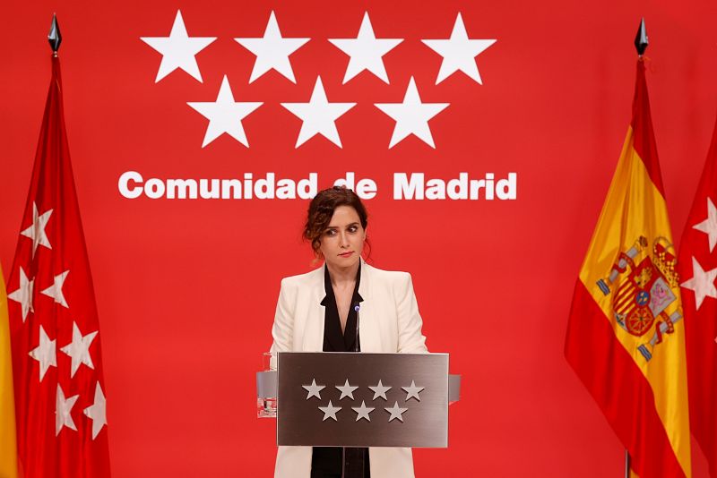 La presidenta de la Comunidad de Madrid, Isabel Daz Ayuso