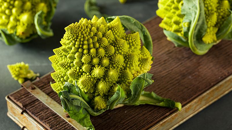 Romanesco, una coliflor muy marciana Romanesco, una coliflor muy marciana