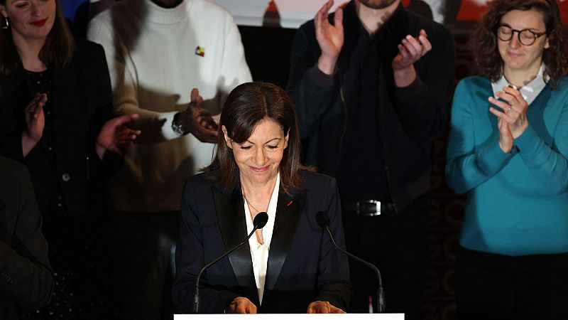 La candidata presidencial del Partido Socialista Francés, Anne Hidalgo