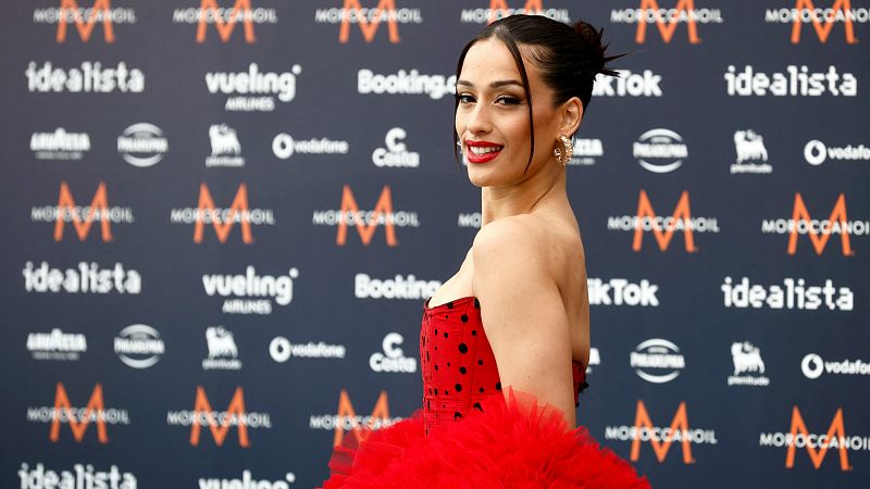 Chanel en la alfombra de la Opening Cermony de Eurovisión 2022