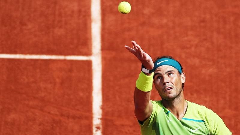Imagen de Rafa Nadal ante Botic Van De Zandschulp en Roland Garros.
