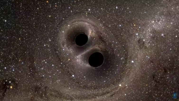 Colisión 'inminente' de dos agujeros negros