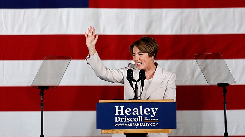 Maura Healey, la nueva gobernadora demócrata de Massachusetts.