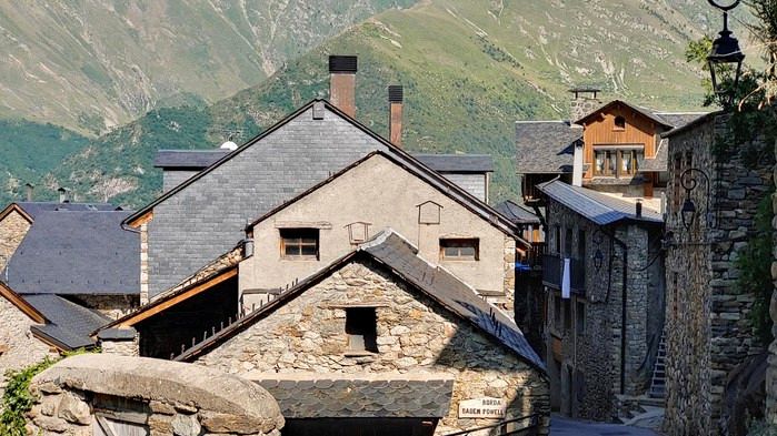 Imatge del petit poble de Durro, a la Vall de Boí