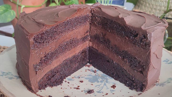 Receta de tarta de chocolate con toque de café de Ana