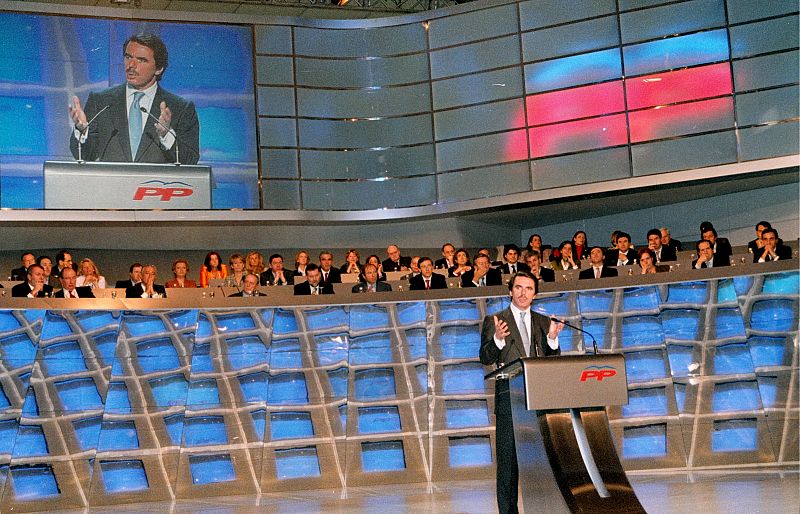 Aznar interviene en el Congreso de 2002