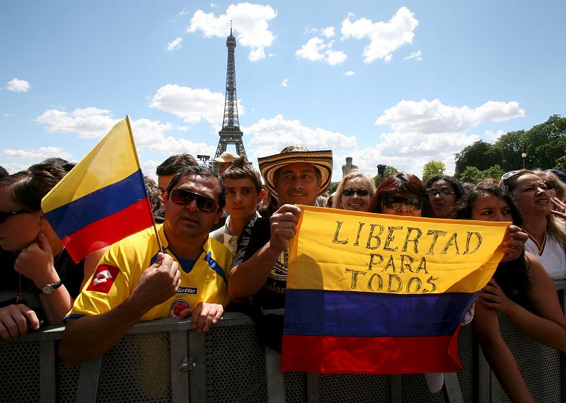 Concierto en París para pedir la liberación de los rehenes colombianos