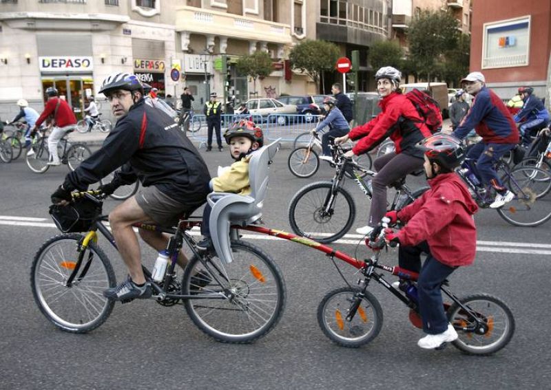  Imagen de la Fiesta de la Bicicleta de Madrid.