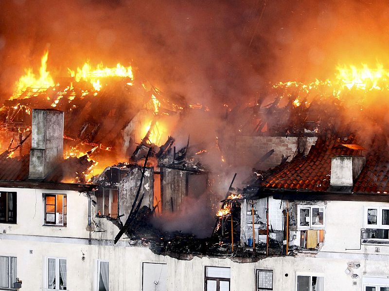 INCENDIO EN SANTANDER