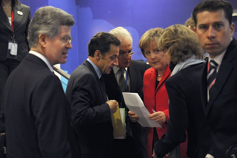 Sarkozy y Merkel