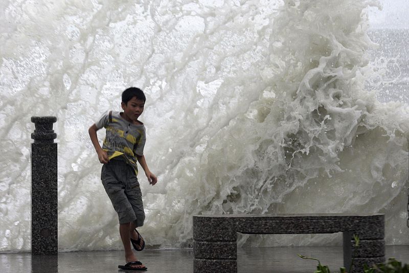 Tormenta tropical en China