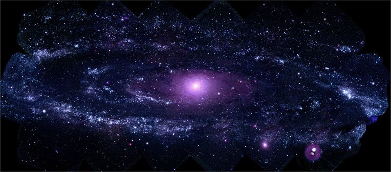 Andrómeda, la galaxia más próxima y cercana a la nuestra, como nunca antes se había visto.