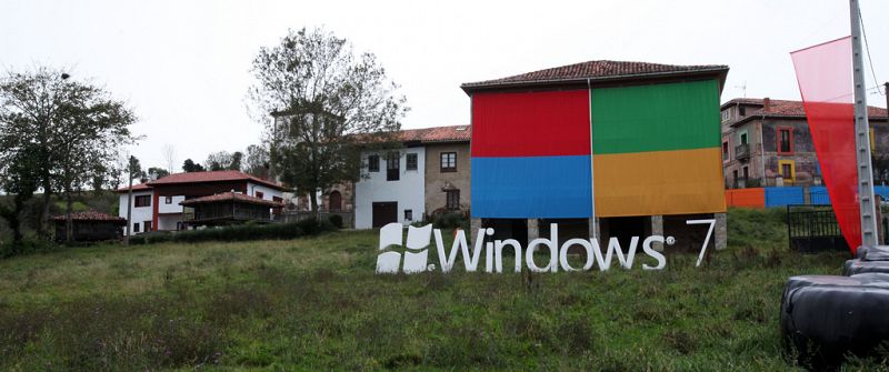 Microsoft ha elegido para el lanzamiento de su nuevo Windows 7 a un pequeño pueblo de 40 habitantes en Asturias que se llama Sietes