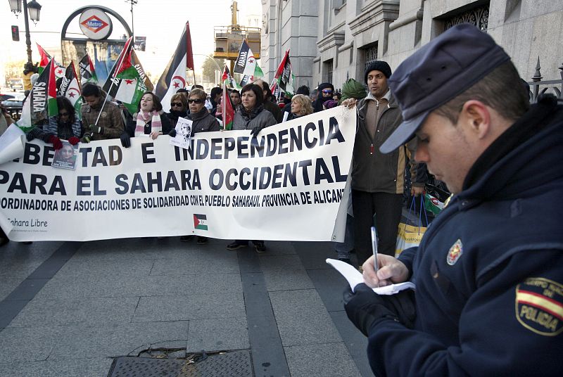 Los participantes en la manifestación han criticado la gestión del Gobierno en la causa de Aminatu.